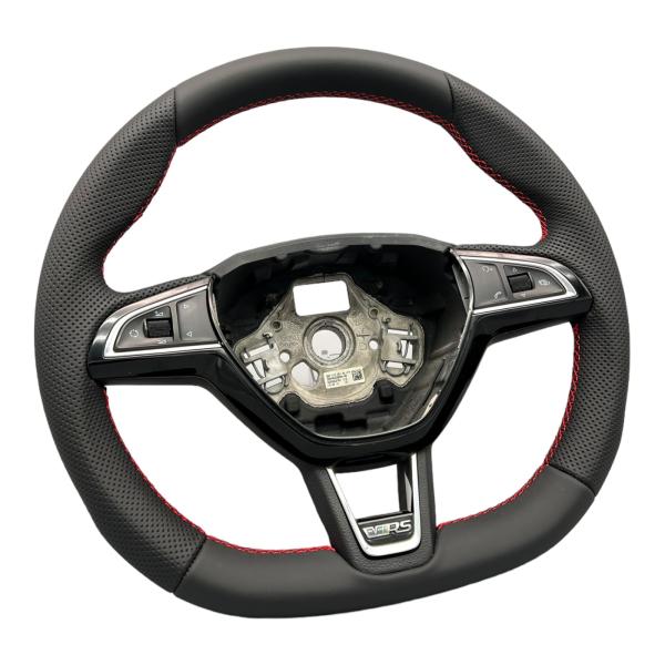 Skoda Octavia III MK3 5E0 VRS Lenkrad Neu Beziehen Skoda Octavia III MK3 5E0 VRS Lenkrad Neu Beziehen
